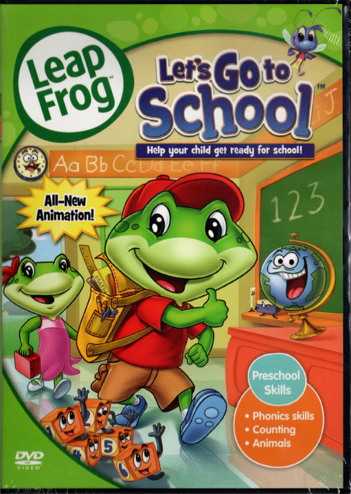 DVD Children Education Leap Frog Let's Go To School: Help Your