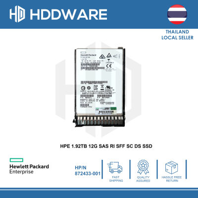 HPE 1.92TB 12G SAS RI SFF SC DS SSD // 872433-001 // 872392-B21 // PX05SRB192