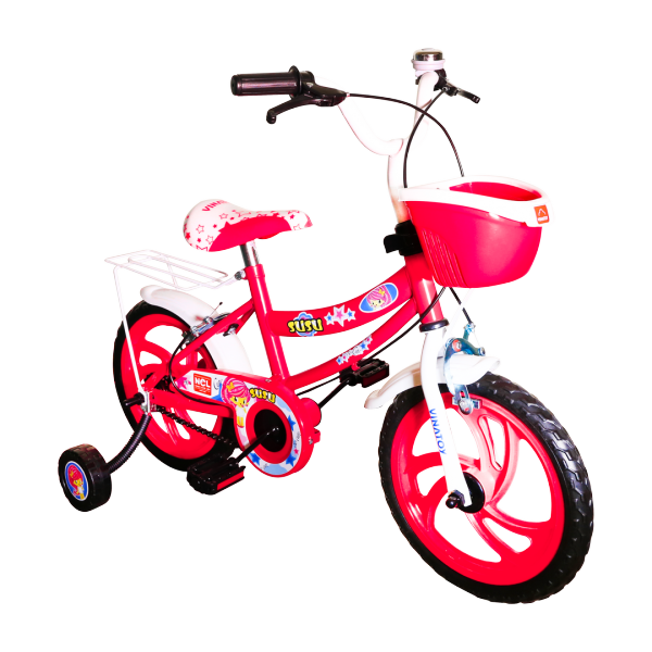 Xe đạp trẻ em Nhựa Chợ Lớn 14 inches K107 Dành Cho Bé Từ 3 – 4 Tuổi – M1823-X2B hover