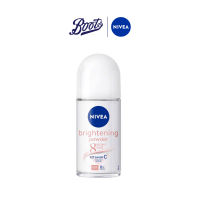 Nivea Whitening Powder Roll On นีเวีย ไวท์เทนนิ่ง พาวเดอร์ โรลออนระงับกลิ่นกาย 50 มล.