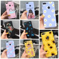 Nesaeหมายเลข♘✤ เคสอัจฉริยะ Huawei P Smart 2018,เคสโทรศัพท์รูปดอกเดซี่ LX1เคสซิลิโคน Tpu นิ่ม PSmart 5.65"