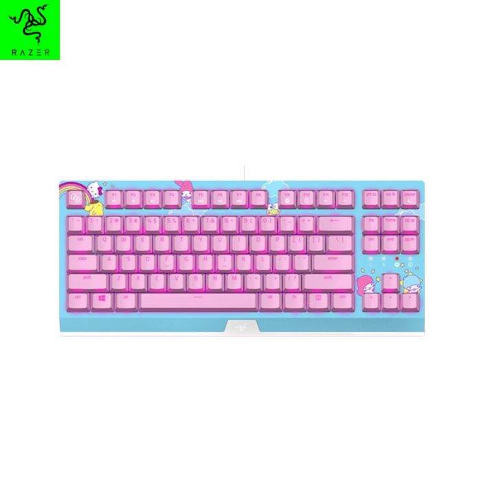 Razer Hello Kitty Limited Edition 87 Keys Compact Wired Keyboard Gaming ...