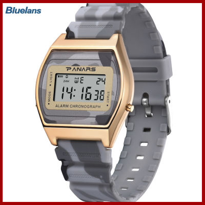 Bluelans®นาฬิกาข้อมือทนทานแม่นยำ36.5มม.ประณีตนาฬิกาข้อมือรูปสี่เหลี่ยมทุกวัน