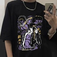 【New】อะนิเมะผจญภัย Jojo Bizarre Tshirt Men Jotaro Star Platinum มังงะ Graphic เสื้อยืดผู้ชายแฟชั่นผู้หญิงแขนสั้นเสื้อลำลอง