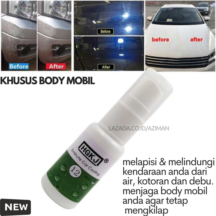 SUPER COATING NANO PELAPIS CAT EFEK DAUN TALAS KENDARAAN MOTOR MOBIL