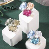 【YF】♠▽♚  Cring New Rings Big for Accessories Enamel Woman Luxury Brand Jewelry Large Extravagant