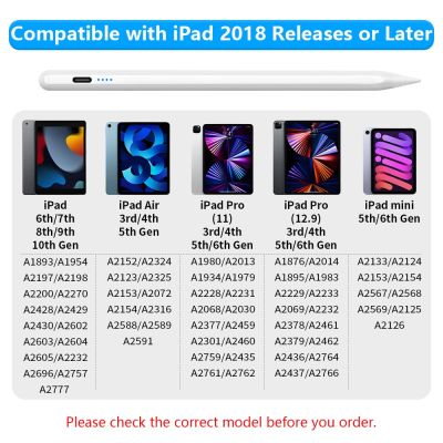 สินค้าใหม่ปากกาดินสอกันไฟสำหรับจอดินสอ Ipad สำหรับอุปกรณ์เสริมสำหรับ Ipad 2022 2021 2020 2019 2018 Pro สไตลัสขนาดเล็กอากาศ
