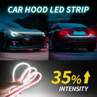 Dynamic LED Car Hood Light Strip Auto Engine Hood Guide Decorative Ambient Lamp 12v Modified Car Daytime Running Light