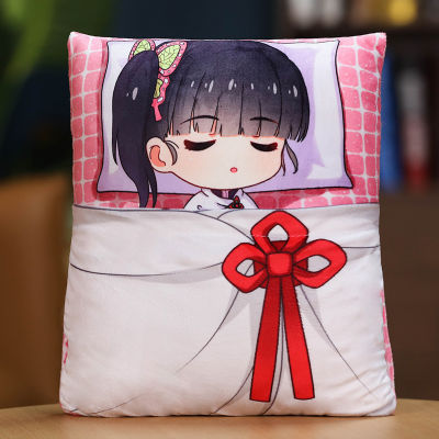 Demon Slayer Anime Plush Stuffed Pillow Cute Devils Blade Manga Doll Cushion Kimetsu No Yaiba Tanjirou Nezuko Plush Pillow