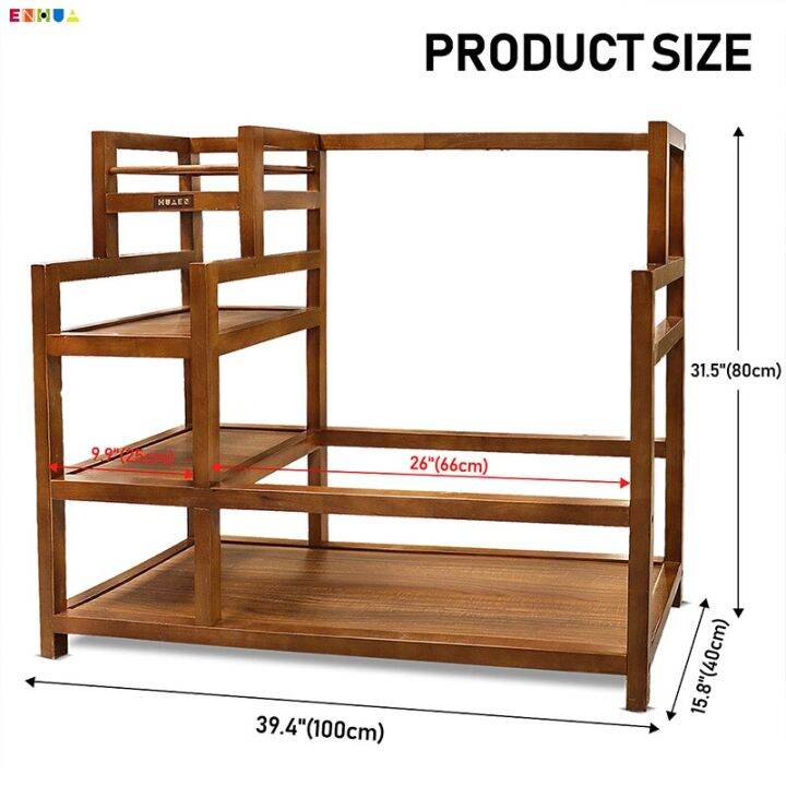 Golf Bag Storage Rack Wood Golf Storage Garage Organizer, Golf Bag