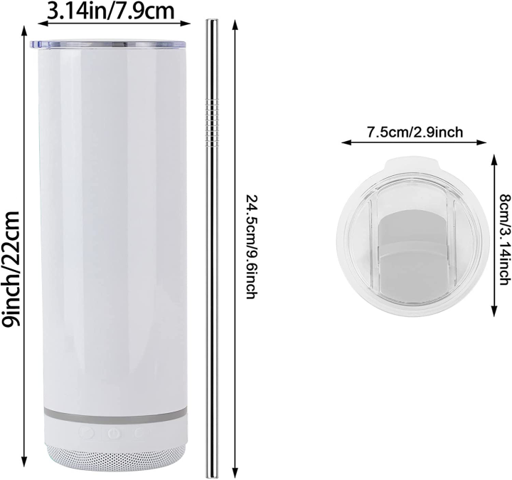 hot-music-ลำโพง-tumbler-ถ้วยแก้วตรงพร้อมฟาง-ถ้วยสแตนเลสพร้อมไฟ-led-ที่ถอดออกได้สำหรับวาเลนไทน์-ของขวัญวันเกิด