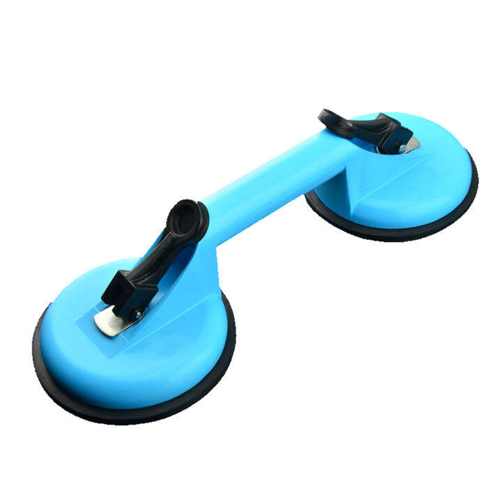 Glass Suction Cups Heavy Duty Aluminum Alloy Handheld Vacuum Panel Lifter Glass Sucker With 8374