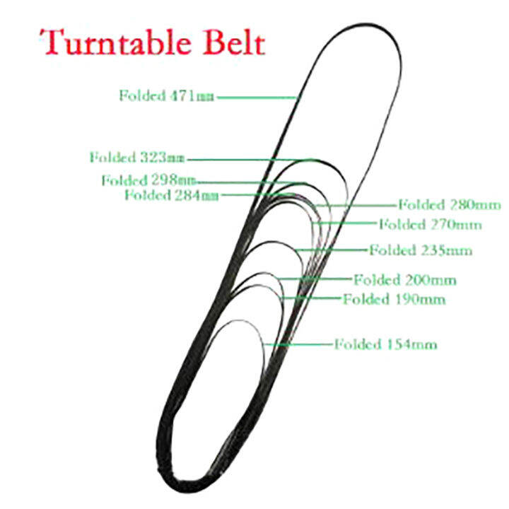 uni-ready-stock-1pcs-new-rubber-belt-replace-turntable-phono-tape-cd-plattenspieler-drive-belt