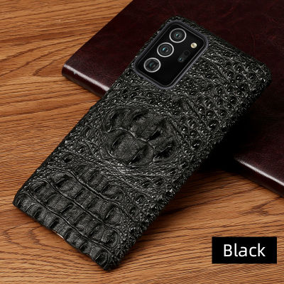 Genuine Leather 3D Crocodile head Case For Samsung Galaxy Note 20 Ultra Note 10 8 A41 A40 M21 A10 A71 A50 A51 S10 S8 S9 S20 Plus