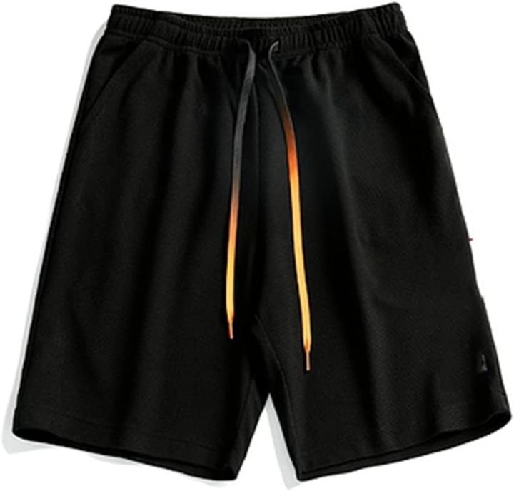 houkai-men-loose-black-shorts-mens-sport-five-minutes-of-pants-mens-trousers-summer-thin-pants-beach-pants-color-d-size-xxl-code