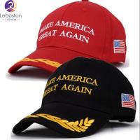 หมวก Leboston(HAT) Make America Great Again หมวก Donald Trump 2016หมวกเบสบอลแบบปรับได้ของ Republican Unisex-Adult Black Peace
