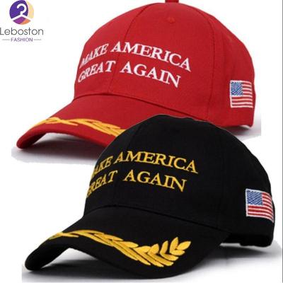 หมวก Leboston(HAT) Make America Great Again หมวก Donald Trump 2016หมวกเบสบอลแบบปรับได้ของ Republican Unisex-Adult Black Peace