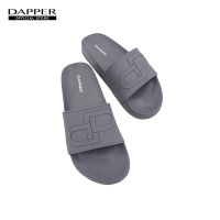 DAPPER รองเท้าแตะ DP Icon Embossed Pool Slide Sandals สีเทา