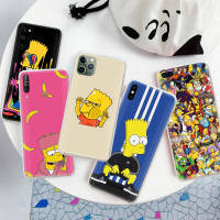 Yv195 Bart Simpson อ่อนนุ่ม TPU เคสโทรศัพท์ หรับ Samsung A34 M52 A04 M30S A23 M23 M53 M21 A54 M30 A40S A9 A14 A04S M33 Plus โปร่งใส ปก