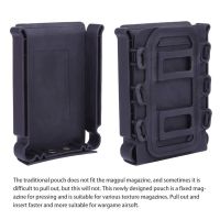 、‘】【’ Tactical Fast Magazine Pouch For M4 5.56/7.62/9Mm Mag Box Quick Release Soft Shell Mag TPR Holster Case Hunting Paintball Gear