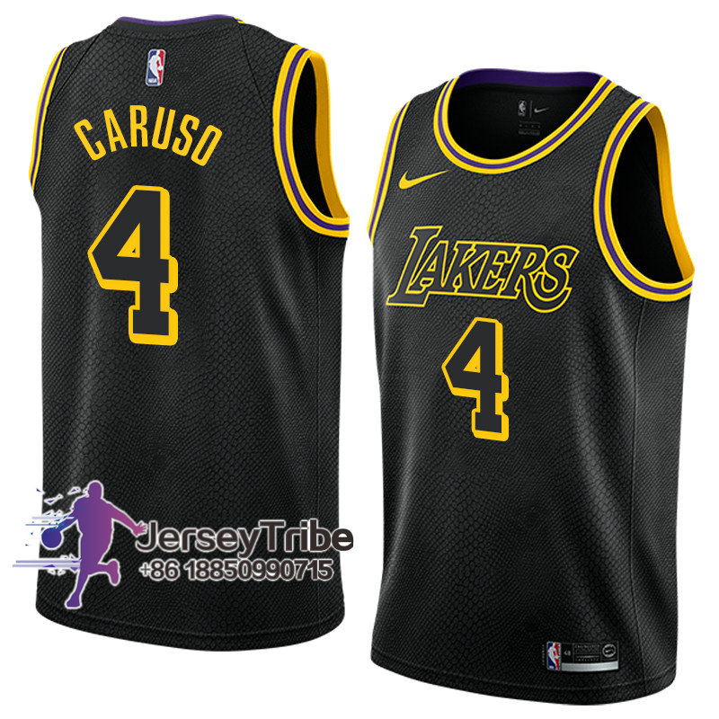 （Alex Caruso Jersey-4） Lakers Champion New Fabric Embroidered Swingman Jersey Sleeveless Shirt Mens Basketball Jersey 