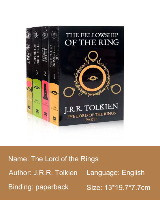 4books-setthe-fellowship-of-the-ring-เรื่องราวและความสนใจของฮอบบิท-นอกหลักสูตร-การอ่าน-หนังสือคลาสสิกต่างประเทศ-นวนิยายภ