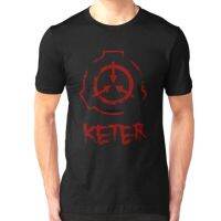 ผ้าฝ้าย 100%SCP Foundation Keter(1)【s-5xl