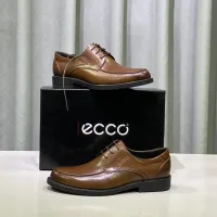 Original Ecco mens Fashion casual shoes Walking shoes Office shoes Work shoes Leather shoes XMD106