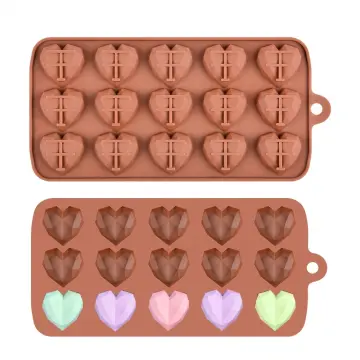 Mini Love Heart Shape Silicone Mold Fondant Cake Decoration Mold Cookie  Chocolate Candy Ice Cube Tray