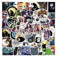 10/30/50pcs Movie Nightmare Before Christmas Stickers Horror Halloween Decal Laptop Skateboard Luggage Car Cool Sticker Kid Toy