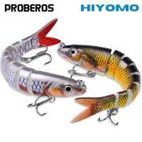 PROBEROS 1ชิ้นปล้องฮาร์ดเหยื่อไบโอนิค Swimbait 19กรัม13.5เซนติเมตร8ส่วนล่อตกปลาหล่อ Wobblers ล่อหอกเบสตกปลารอก HS014