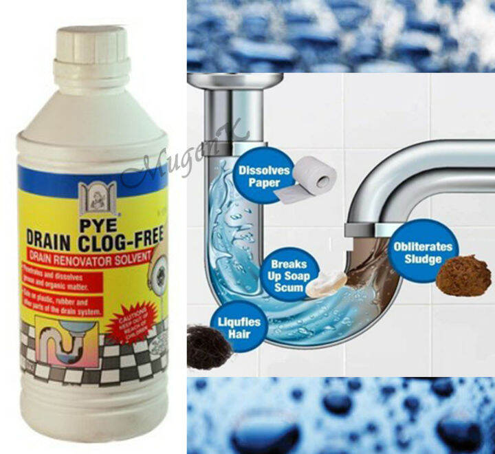 Ready Stock PYE Drain Clog-free Renovator Solvent Clog Remover | Lazada