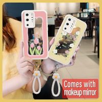 Makeup mirror trend Phone Case For Huawei P40 Pro Raised lens Little Fresh Mirror surface dustproof Anti drop airbag