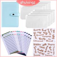 SHUIXINGZ เคส PU หนังเครื่องผูกงบประมาณปก A6กระเป๋าเงินสด