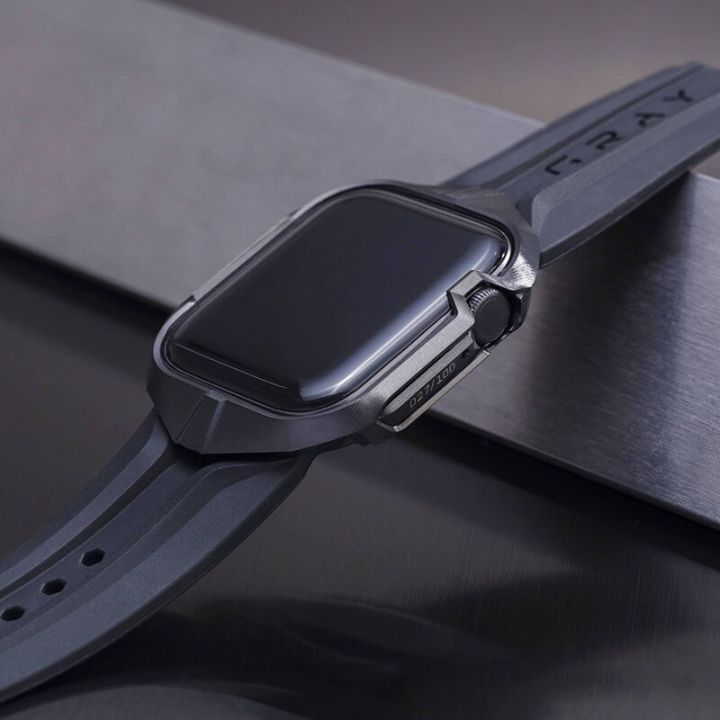 เคสนาฬิกาโลหะสำหรับ-apple-watch-อุปกรณ์เปลี่ยน-i-watch-series-4-5-6ขนาด42มม-44มม-พร้อมกล่อง-ไม่รวมสายนาฬิกา