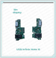 Infinix Note 10 อะไหล่สายแพรตูดชาร์จ แพรก้นชาร์จ Charging Connector Port Flex Cable（ได้1ชิ้นค่ะ) อะไหล่มือถือ Bin Display"""