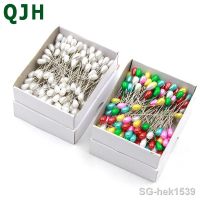 Wholesale 144pcs/set colorful white positioning needles sewing tools patchwork locating pearl light straight pins