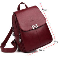 New 2 Style Women Leather Backpacks Female Vintage Backpack For Girls School Bag Travel Bagpack 2019 Ladies Sac A Dos Back Pack