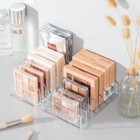 【YD】 7grid Tray Storage Drawer Partition Transparent Desktop Makeup Blush Display Rack