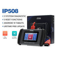 XTOOL InPlus OBD2 IP508 5ระบบเครื่องมือวินิจฉัยรถยนต์ ABS SRS ที่เครื่องตรวจมลพิษรถยนต์ด้วย EPB Oil 6รีเซ็ตอัตโนมัติ VIN ออนไลน์อัปเดตฟรี