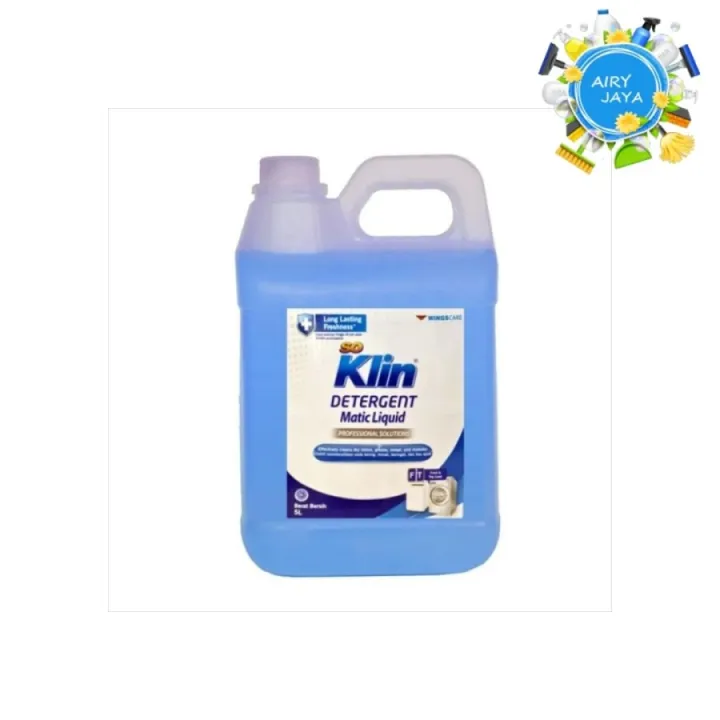 So Klin Liquid Detergent Matic Pakaian Professional Solutions 5L ...