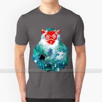 In To The Forest For Men Women T Shirt Tops Summer Cotton T Shirts Big Size S   6XL Japan Forest Spirit Kodama Spirits Miyazaki XS-6XL