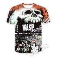 CAVVING 3D Printed W.A.S.P Rock Casual T-shirts Hip Hop Tee Shirts Harajuku Styles Tops Clothing for Men/women T01