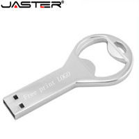 Hot JASTER USB 2.0ที่เปิดขวดเดิมแฟลชไดรฟ์ไดรฟ์ปากกาโลหะ4GB16GB32GB64GB U Disk Memory Stick โลโก้ที่กำหนดเองฟรี