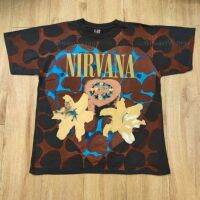 NIRVANA HEART SHAPED BOX [FADE] ผ้าสีเฟด ลายหัวใจ เสื้อวง เสื้อทัวร์