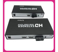 20กม. ตัวแปลงไฟเบอร์ออปติกรับ USB เมาส์และคีย์บอร์ด HDMI KVM เครื่องขยายไฟเบอร์สายเคเบิลใยแก้วนำแสงสำหรับจอมอนิเตอร์พีซีไปยังทีวี