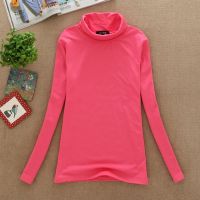 ✨ in2it ღ Women Long Sleeve Turtleneck Stretch Tops blouse