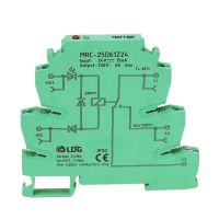 Mrc-25d61z24คอยล์24vdc บอร์ดรีเลย์แม่เหล็กไฟฟ้า250vac โหลดดีซีอินเตอร์เฟซ Plc 6a ควบคุมแรงดันไฟฟ้ารถไฟดินขนาดเล็ก