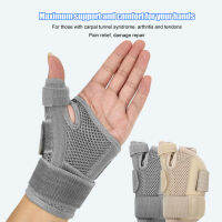 รั้งข้อมือสนับสนุน Stable Adjustable Arthritis Thumb Splint สำหรับ Carpal Tunnel Tendonitis Pain Relief