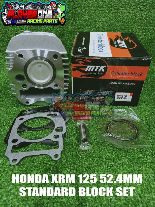 MTK HONDA XRM 125 52.4MM STANDARD CYLINDER BLOCK SET Lazada PH